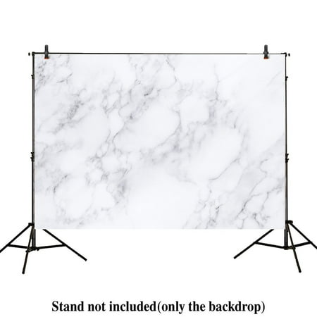 GreenDecor Polyster 7x5ft photography backdrops white gray Classic Marble Texture stone product Floordrop props photo studio booth