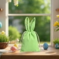 thumbnail image 2 of Qholemyo Easter Basket With Handle Multicolor Rabbit Ear Canvas Easter Tote Bag Cute Easter Bags For Kids Easter Gift Storage, 2 of 5