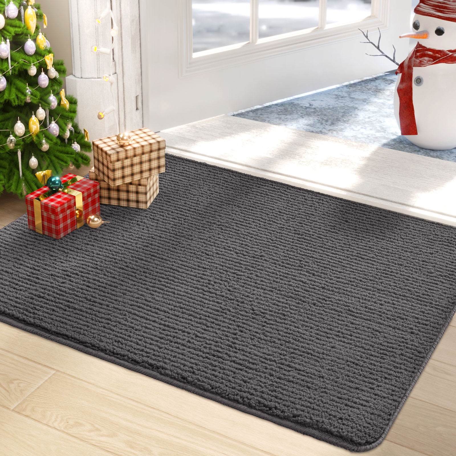 Villsure Door mat Indoor, Front Doormats, Non-Slip Entryway Rug
