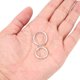 thumbnail image 4 of 200 Unids/pack 3 4 5 6 7 8 10 12 14 16 18 20 mm Anillos De Salto Abiertos Plata/Oro/Bronce Split Conectores Para Joyería Diy, 4 of 4