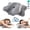Dark Gray, variant on GEEKLiYun Ergo Pillow for Sleep Apnea, Neck Pain, and Snoring Relief | Cervical Neck Pillow for Neck Pain Relief & Side Sleeper | Orthopedic Memory Foam with Ergonomic Neck Support,White + Light Gray