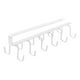 thumbnail image 1 of Ganchos de taza debajo del gabinete Ganchos colgantes Rack Topes de estantería Desmontaje Copas de almacenamiento Copas de café para utensilios de, 1 of 8