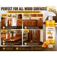 thumbnail image 5 of PHANSTA Wood Seasoning Beeswax Spray for Furniture, Natural Wood Polish & Cleaner, Restores Shine for Cabinets Tables Hardwood Floors, Non-Greasy Formula, 120ml, 5 of 8