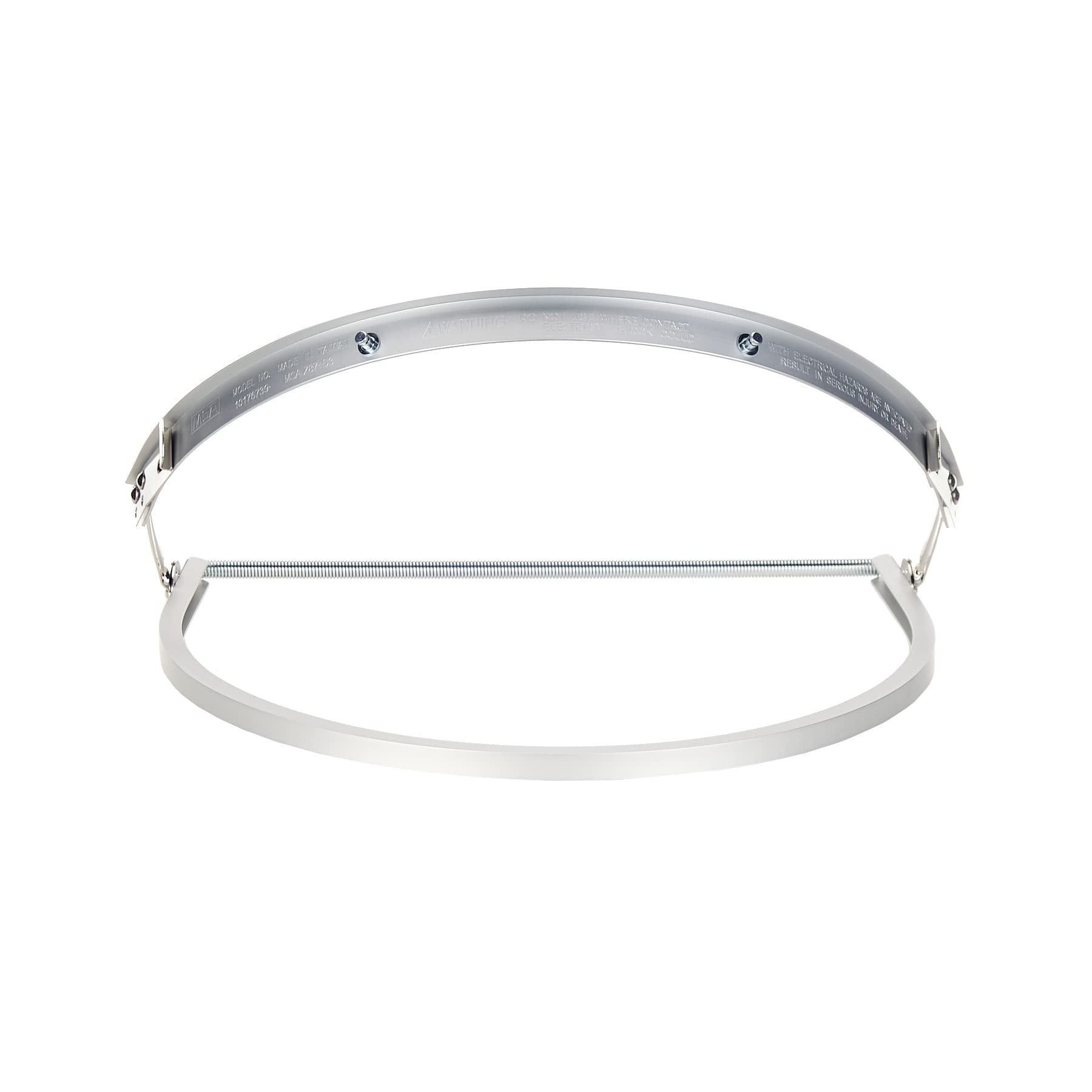Msa Safety Faceshield Frame,Silver,Metal 10176739