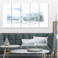 thumbnail image 1 of Noël Winter Happy Panorama - Impression sur Toile Paysage, 1 of 3
