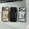 thumbnail image 2 of Solid Color Hollow Snake Electroplated Soft Phone Case, Creative Cool Hollow Snake Phone Case, Protective Cover for iPhone, 2 of 8