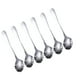 thumbnail image 1 of Toystoory Juego de cubiertos con forma de cucharilla de acero inoxidable de 6 uds., vajilla impresa, cuchara, café, postres, azúcar, té de la Mostrada Tipo 6, 1 of 6