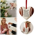 thumbnail image 2 of Baseball Pocket Hug With Card Heart Shaped Mini Baseball Inspirational Keepsake Bat Design For Players Coaches And Fans, 2 of 6