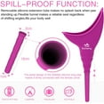 thumbnail image 2 of Dispositif d'Urination Féminin, Urinoir en Silicone Réutilisable, Entonnoir Imperméable pour Femmes, Urinoir avec Sacs à Cordon, Parfait Compagnon pour Voyage, 2 of 4