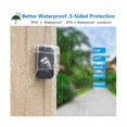 thumbnail image 5 of Self Powered Waterproof Door Night Light No Battery Smart 1 Button 2 Receiver,eu Plug Black, 5 of 5