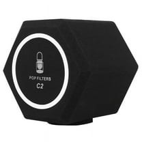 C2 Microphone -Filter Wind Shield Acoustic for Record Studios Mic Sound-Absorbing Foam Vocal Isolation Ball