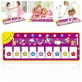 thumbnail image 4 of LGHDIWN Kids Musical Piano Mats, Musical Toys Baby Floor Piano Keyboard Mat Carpet Animal Blanket Touch Playmat Early Education Toys for 1 2 3 4 5 6+ Year Girls Boys Toddlers, 4 of 6