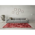 thumbnail image 3 of Ahgly Company Indoor Rectangle Solid Red Modern Area Rugs, 8' x 10', 3 of 4