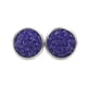 thumbnail image 1 of Minnieouse Pendientes Gotas llamativas de acero inoxidable Incrustaciones de diamantes de imitación Superficie lisa Pendientes ligeros Azul Azul oscuro 50Conjunto, 1 of 6