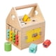 thumbnail image 2 of Caja de bloqueo Montessori para bebé, juguetes clasificadores de formas de madera, cubo de actividades, juguetes de aprendizaje, juguete sensorial,, 2 of 9