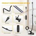 thumbnail image 2 of iPower 1 Tube LED Grow Light with Full Spectrum for Indoor Plants, Adjustable Gooseneck, 3 Light Modes&10 Dimmable Levels, 3 Auto Timing Modes, Yellow, 2 Pack, 2 of 7