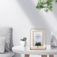 thumbnail image 1 of Elodie Floating Picture gold vertical gold vertical, 1 of 7