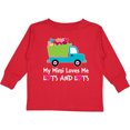 thumbnail image 3 of Inktastic Mimi Loves Me Grandson Truck Boys Long Sleeve Toddler T-Shirt, 3 of 5