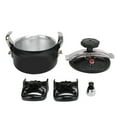 thumbnail image 2 of Aluminum Pressure Cooker, Explosion Proof Commercial Use Large Canning Pot with Lid for Home, 1.5L, 2L, 3L, Easy to Clean Any Stove Top Pressure Canner, Pots and Pans Can Cooker, 2 of 7