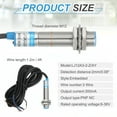thumbnail image 2 of Inductive Proximity Sensors,PNP NC M12 DC 6-36V 300mA Proximity Switch, 2 of 5