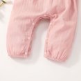 thumbnail image 3 of Sngxgn Baby Girl Cotton Bodysuit Long Sleeve Jumpsuit Outfits Clothes(Pink,100), 3 of 6