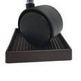 thumbnail image 4 of 2.5X2.5 Square Rubber Furniture Caster Cups, Artrylin Caster Cups with Anti-Sliding Floor Grip 4 PCS, Rubber Furniture Cups,Floor Protectors Black, Non Skid Furniture Pads, 4 of 9