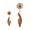 A&B-A10, variant on 2026 Weather-Resistant Dandelion Yard Statues, Metal Garden Stakes, Rust-Proof Outdoor Sculptures for All-Season Lawn and Patio Display B(S)