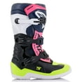 thumbnail image 4 of Alpinestars Tech 3S Youth MX Offroad Boots Black/Blue/Pink 7 USA, 4 of 7