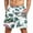 #002-Green, variant on Xyxonk Mens Swim Trunks 9" Inseam Quick Dry Big & Tall Swimming Shorts Beach Print Stretch Bathing Suits with Pockets Blue M