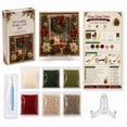 thumbnail image 2 of Secfreeship Christmas Punch Needle Kit with 3D Effect, DIY Stitching Craft Set for Beginners, Cozy Holiday Project for Home Decor and Display, 2 of 5