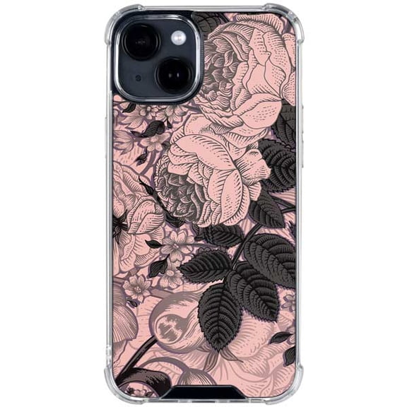 Skinit Rose Quartz Floral iPhone 14 Plus Clear Case