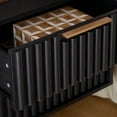 thumbnail image 4 of Safavieh Lylia Modern Partical Board and Mdf Night Stands, Black/Gold, 4 of 6
