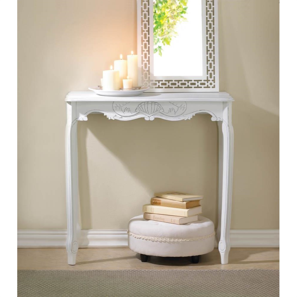 Distressed White Hallway Table 10015216 Walmart Canada