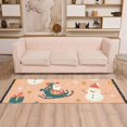 thumbnail image 2 of Yayeee Runner Rug for Bedroom 2'x6' Machine Washable Hallway Non Slip Mat, Christmas Santa, 2 of 8