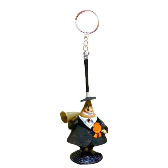 Nightmare Before Christmas Mayor Key Ring Keychain Ornament Pvc Figure Charm 3”