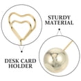 thumbnail image 3 of HONMEET Porte-Billets Boule Ronde Porte-Cartes de Bureau Porte-Menu en Fer Lot de 1, 3 of 8