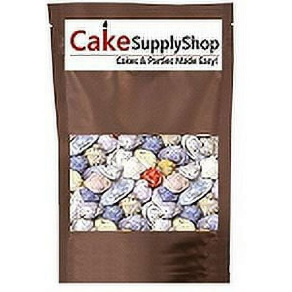 Edible Beach Sea Side Rocks For Cake Decoration and Candy Buffets (8oz Chocolate SeaShells)