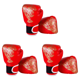 thumbnail image 1 of Guantes de boxeo transpirables, guantes de boxeo Sanda para entrenamiento, saco de arena (rojo para adultos), 1 of 5