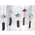 thumbnail image 3 of Campana de viento japonesa, campanas de viento de cristal Floral, hogar, sala de estar, oficina, Cosplay, decoración colgante sidaley JJ22695-02B, 3 of 6