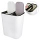 thumbnail image 5 of Luxshiny Garbage Box Container En Material PP Duradero Con Cubierta Y Doble Compartimiento Para Hogar, 5 of 8