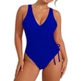 thumbnail image 6 of Yievot Plus Size One Piece Swimsuits for Women Tummy Control Modest Bathing Suit Shapewear Swimwear, 6 of 9