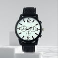 thumbnail image 4 of Quartz Watch Portable Adjustable Male Breathable Hollow Holes Sports Watch for Outdoor, 4 of 7