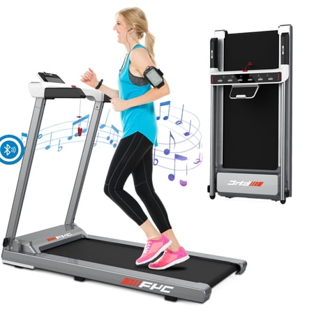 Sportaza Folding Treadmill for Home Electric Treadmill Running Exercise Machine Portable Compact Treadmill Foldable for Home Gym Fitness Workout Jogging Walking, No Installation Required