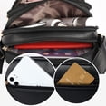 thumbnail image 1 of Bolso de viaje para mujer, bandolera informal de PU, bolso cuadrado pequeño elegante (negro) Tmvgtek Para Estrenar, 1 of 9
