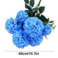thumbnail image 3 of Tall Artificial Flowers, Blue Plastic Floral Stems, Home Decoration Accent, Realistic Fake Blooms, Waterproof Non-Fade Display, Office Wedding Decor, 3 of 6