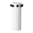 thumbnail image 2 of Elk Home Beaded Scandinavian Vase in Plaster White Finish, 2 of 5