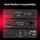 thumbnail image 5 of Auriculares para juegos IMYB A88 con micrófono para PC/PS5/Xbox (rojo), 5 of 8