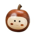 thumbnail image 4 of Adorno de manzana pequeña, estante de tallado artístico, estatua de madera tallada a mano de imitación de fruta para fotografía, Navidad e, 4 of 9