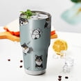 thumbnail image 3 of 30oz Black Corgi Tumblers Stainless Steel Tumbler with Lid and Straw,Vacuum Insulated Double Wall Travel Tumbler Cups Mug with Cleaning Brush for Coffee,Tea, 3 of 7