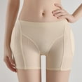 thumbnail image 4 of BLTIBY Women Butt Lifter Shapewear Mid/High Waisted Tummy Control Hollow Out Underwear Seamless Solid Color Breathable Body Shaper Shorts Beige 3XL, 4 of 5